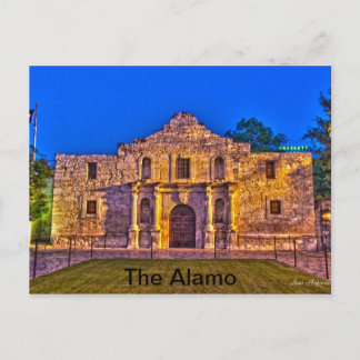 Carte Postale Alamo - San Antonio, Tx