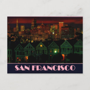 Carte Postale Alamo Square San Francisco