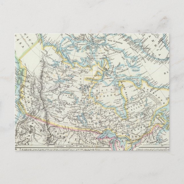 Carte Postale Alaska, Canada, Groenland (Devant)