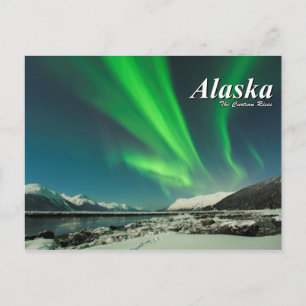 Carte Postale Alaska Le Rideau S'Élève