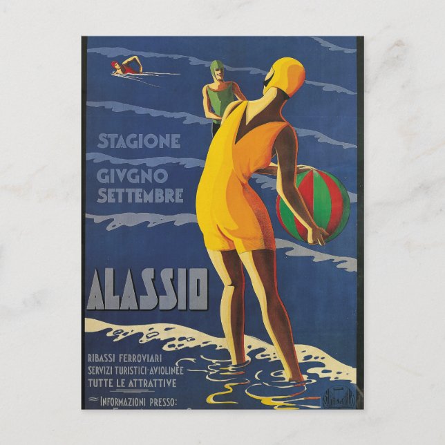 Carte Postale Alassio, Italie (Devant)