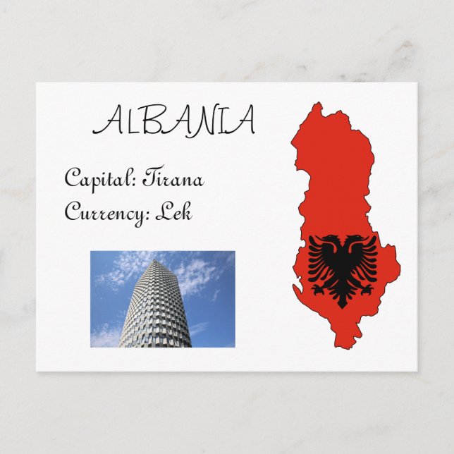 Carte Postale Albanie (Devant)