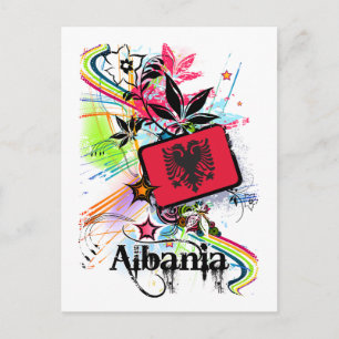 Carte Postale Albanie des fleurs