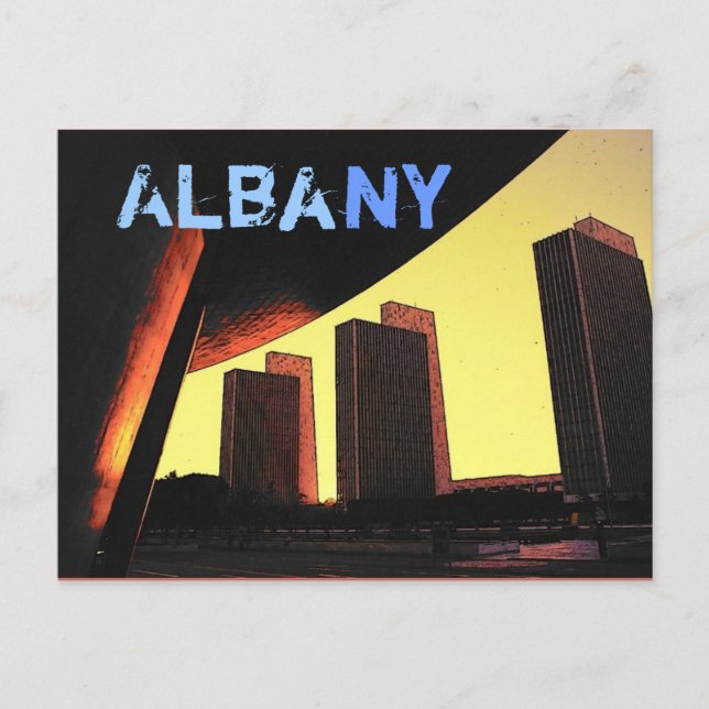 Carte postale Albany (Devant)