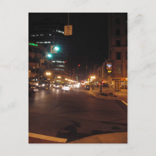 Carte Postale albany la nuit : rue perle