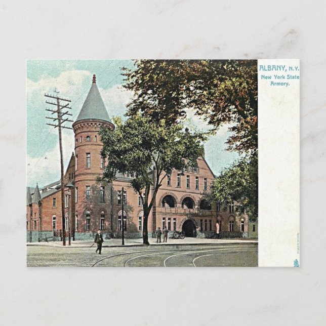 Carte Postale albany ny armory ny armurerie d'état (Devant)