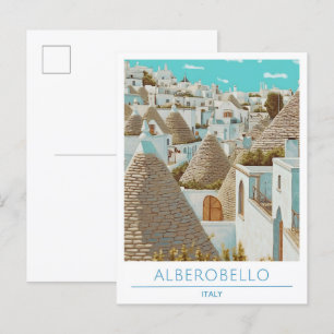 Carte Postale Alberobello Italie Travel