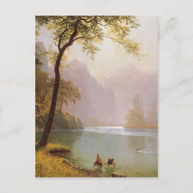 Carte Postale Albert Bierstadt, Kerns River Valley California (Devant)