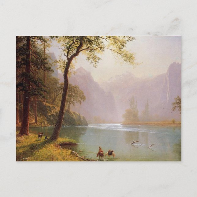 Carte Postale Albert Bierstadt, Kerns River Valley California (Devant)