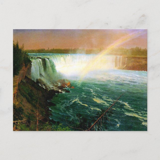 Carte Postale Albert Bierstadt, peintre de Niagara Falls (Devant)