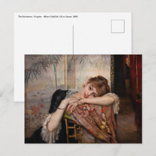 Carte Postale Albert Edelfeel - La Parisienne / Virginie