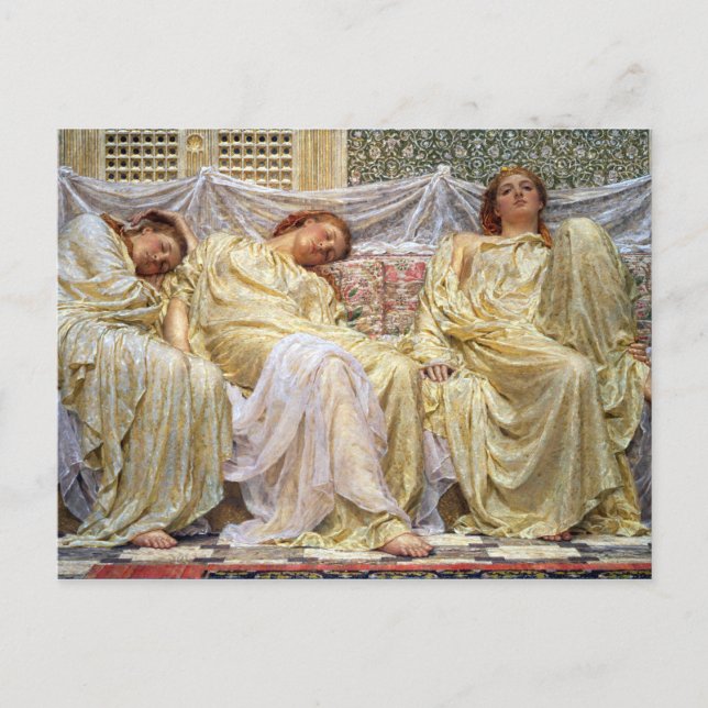 Carte Postale Albert Joseph Moore Dreamers (Devant)