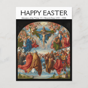 Carte Postale Albrecht Dürer 1511 Adoration de la Trinité