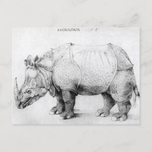 Carte postale Albrecht Durer Rhinoceros