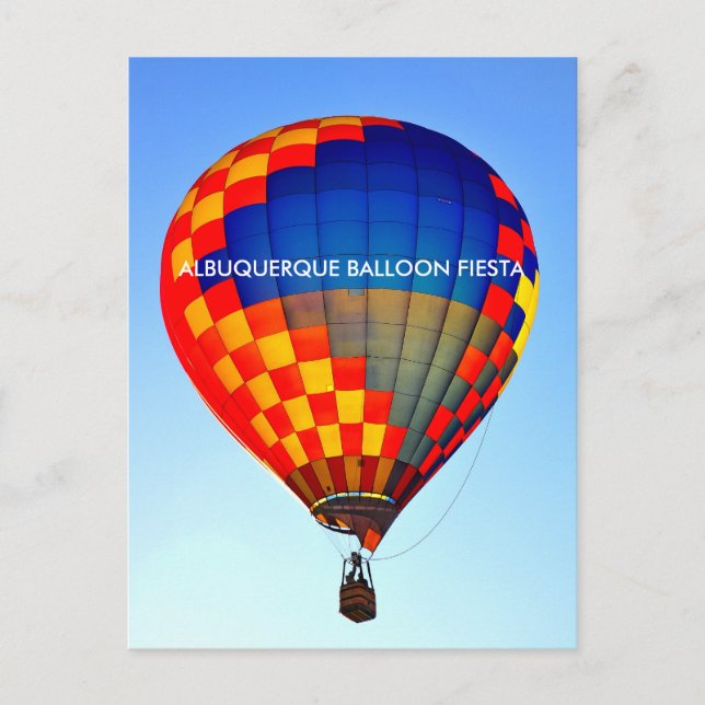 CARTE POSTALE ALBUQUERQUE BALLOON FIESTA POSTCARD (Devant)