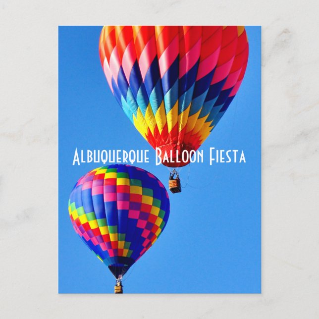 CARTE POSTALE ALBUQUERQUE BALLOON FIESTA POSTCARD (Devant)