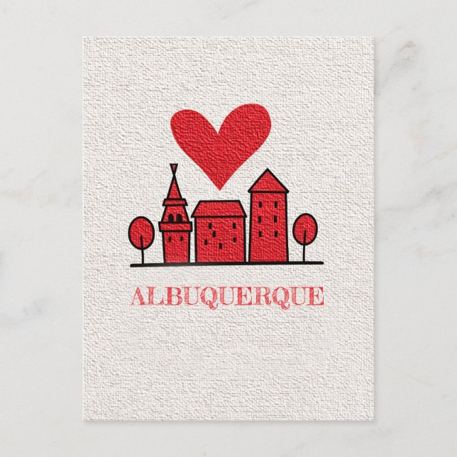 Carte postale Albuquerque Nouveau-Mexique (Devant)