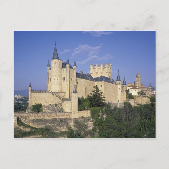 Carte Postale Alcazar, Ségovie, Castille Leon, Espagne (Devant)