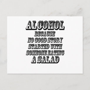 Carte Postale ALCOOL - Parce que