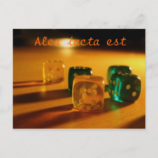 Carte Postale Alea iacta est