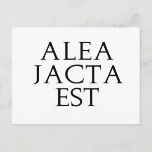 Carte Postale Alea Jacta Est