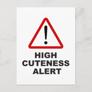 Carte Postale Alerte à haute intensité