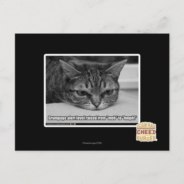 Carte Postale Alerte de grumpage (Devant)