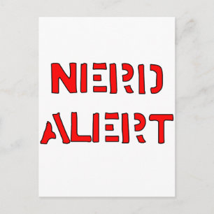 Carte Postale Alerte nerd
