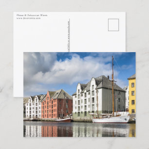 Carte Postale Alesund Norvège