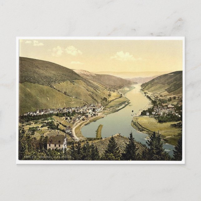 Carte Postale Alf et Bullay, Moselle, vallée de l', Allemagne ra (Devant)