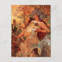 Alfons Mucha - Quatre Saisons - L'AUTOMNE