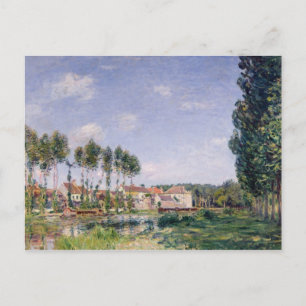 Carte Postale Alfred Sisley   Banques du Loing at Moret