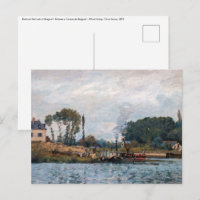 Alfred Sisley - Bateaux à l'écluse à Bougival
