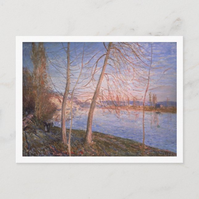 Carte Postale Alfred Sisley | Matin d'hiver (Devant)