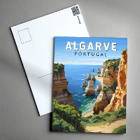 Algarve Portugal Voyage Art Rétro