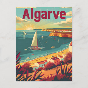 Carte Postale Algarve Vintage