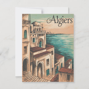 Carte Postale Alger Vintage
