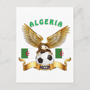 Carte Postale Algérie Football Designs