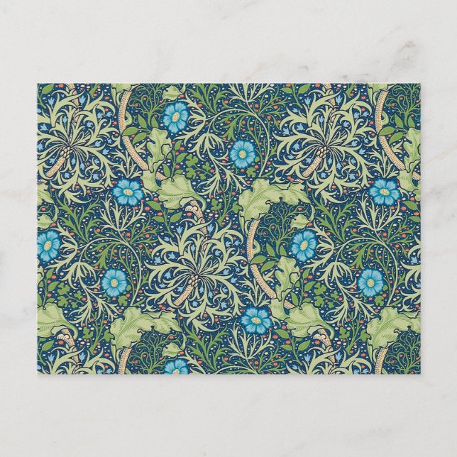 Carte Postale Algues, William Morris (Devant)