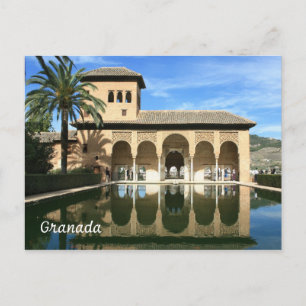 Carte Postale Alhambra Granada Spain Postcard
