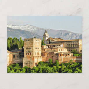 Carte Postale Alhambra, Grenade, Andalousie, Espagne