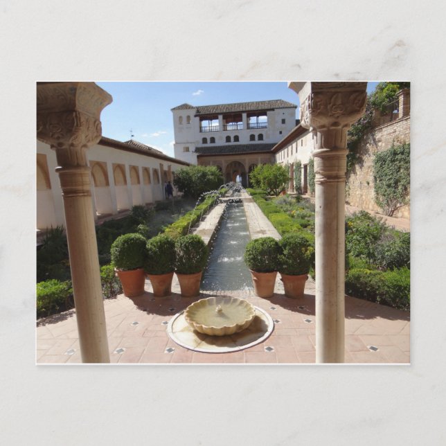Carte Postale Alhambra, Grenade Espagne (Devant)