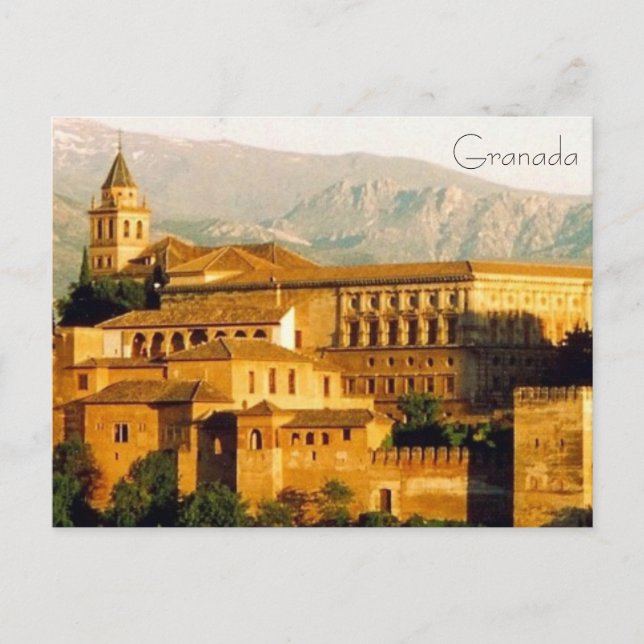 Carte Postale alhambra rouge (Devant)