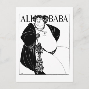 Carte Postale Ali Baba, Aubrey Beardsley