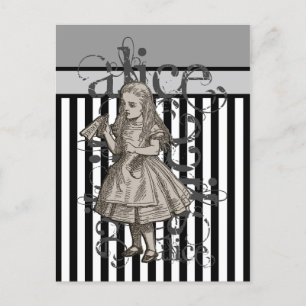 Carte Postale Alice à Wonderland