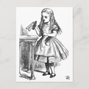 Carte Postale Alice au pays des merveilles