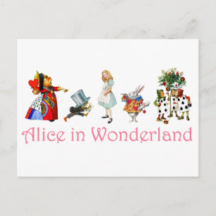 Carte Postale Alice au pays des merveilles