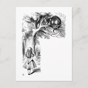 Carte Postale Alice au pays des merveilles