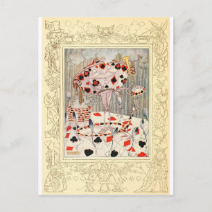 Carte Postale Alice au pays des merveilles