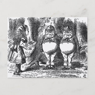 Carte Postale Alice au pays des merveilles